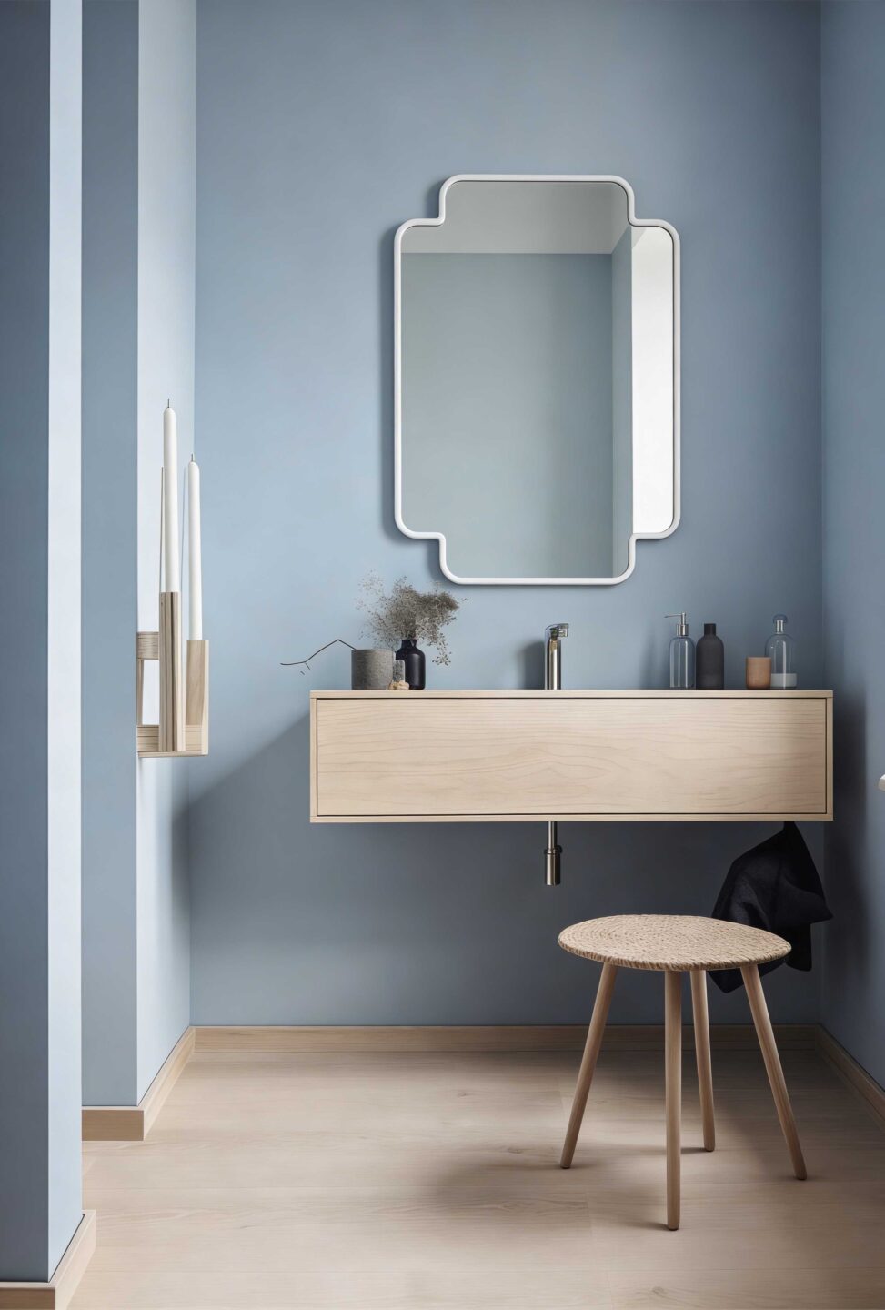 LUSTRO LUCKY CLOVER WHITE - DO ŁAZIENKI