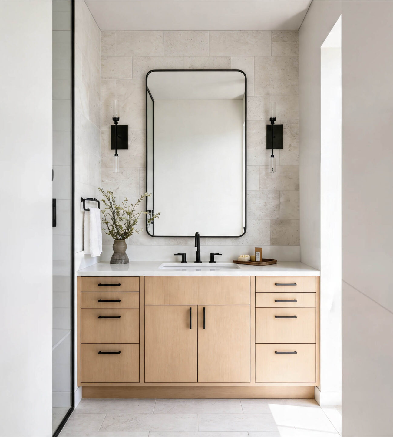 Lustro Corner Black - 75/120